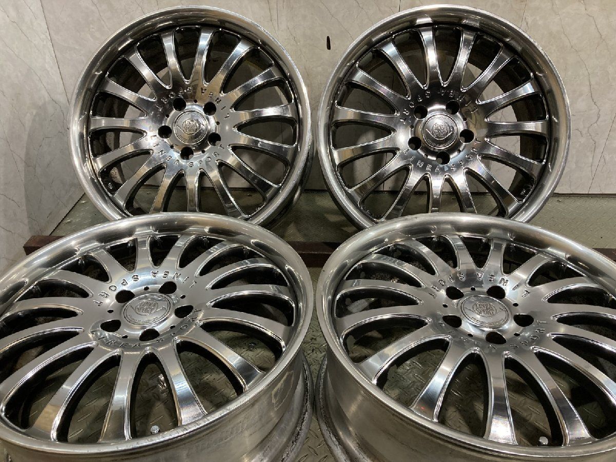 CRIMSON LINEA SPORT クリムソン リネアスポーツ 19インチ 4本 8J5HPCD114.3+45 アルファード ヴェルファイア等 カールソン風 　(MHD666) 28,860円