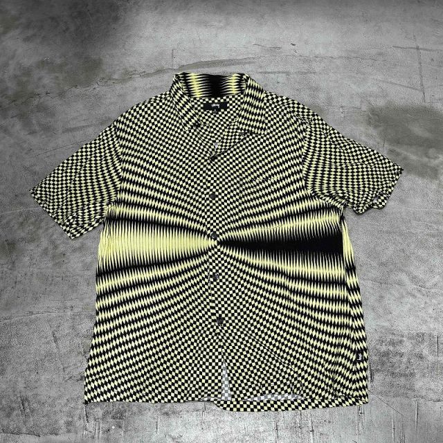 STUSSY 21ss PSYCHEDELIC CHECK SHIRT SIZE-S ステューシー サイケデリックチェック半袖シャツ 心斎橋店