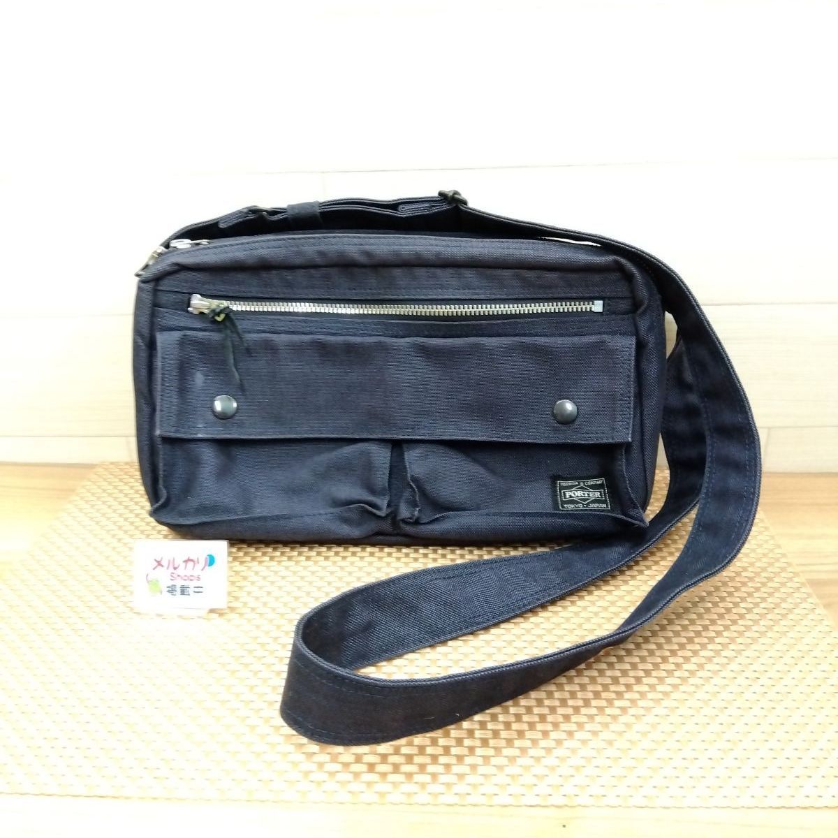 PORTER ポーター スモーキー デニム ショルダーバッグ 中古美品 送料無料　4289
