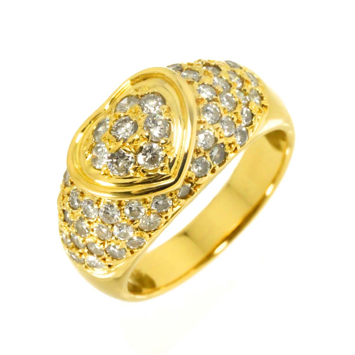 リング 11.5号 ダイヤ 1.26ct K18 YG イエローゴールド 750 指輪 Diamond Ring 90329571