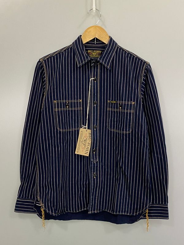 【中古品】 BIG JOHN ビッグジョン SELVAGE WORK SHIRT WABASH MS005E-055P 10OZ セルビッジ ワーク シャツ ワバッシュ アウター 【145-260807-jt-34-min】