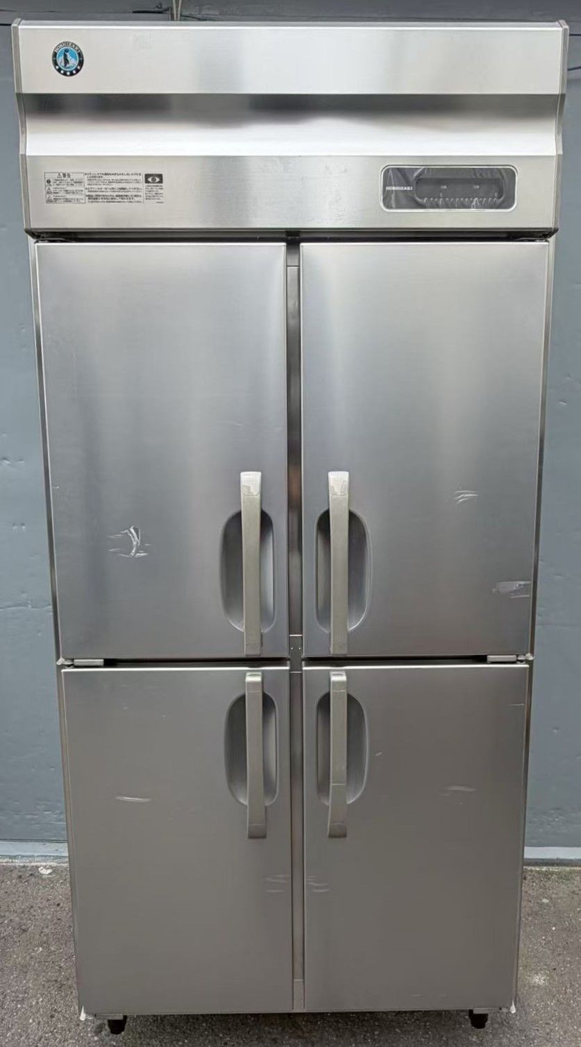 【中古】縦型冷凍冷蔵庫 1凍3蔵 ホシザキ HRF-90LA 100V 2024年 117,500円