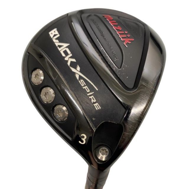 【中古】 muziik muziik BLACK XSPIRE 3W フェアウェイウッド FW リシャフト (フレックスその他) メンズ 男性用 右利き 右用 Dランク ゴルフクラブ