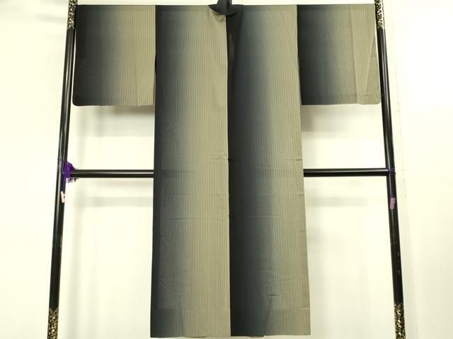 平和屋着物∞極上　道中着　スリーシーズン　春夏秋　塵除け　紗　間道　暈し染め　逸品　DZAB8292kh6