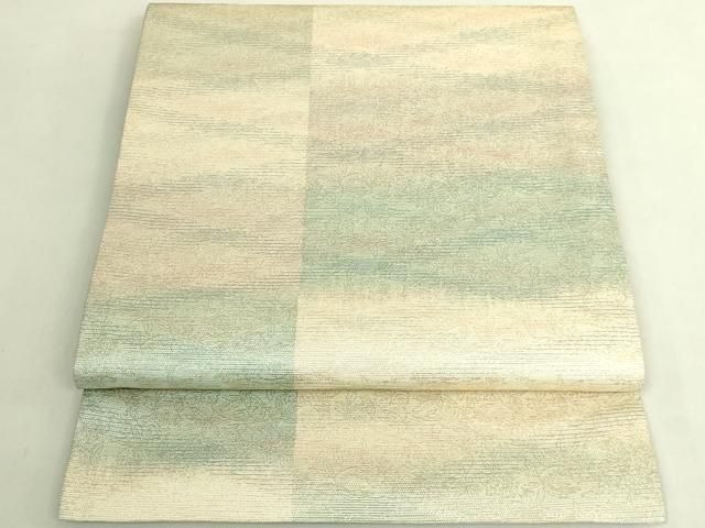 平和屋着物●極上　紋屋井関　御寮織　京袋帯　市松網目文　金糸　逸品　DZAB8320kh6 33,800円