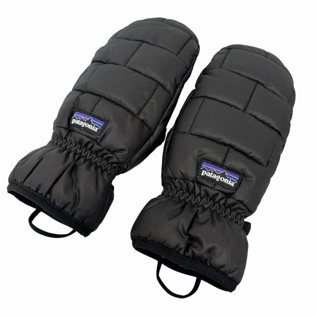 パタゴニア Patagonia ナノパフ ミット グローブ 手袋 22425 M 黒 ブラック ブランド古着ベクトル 中古●▲260807