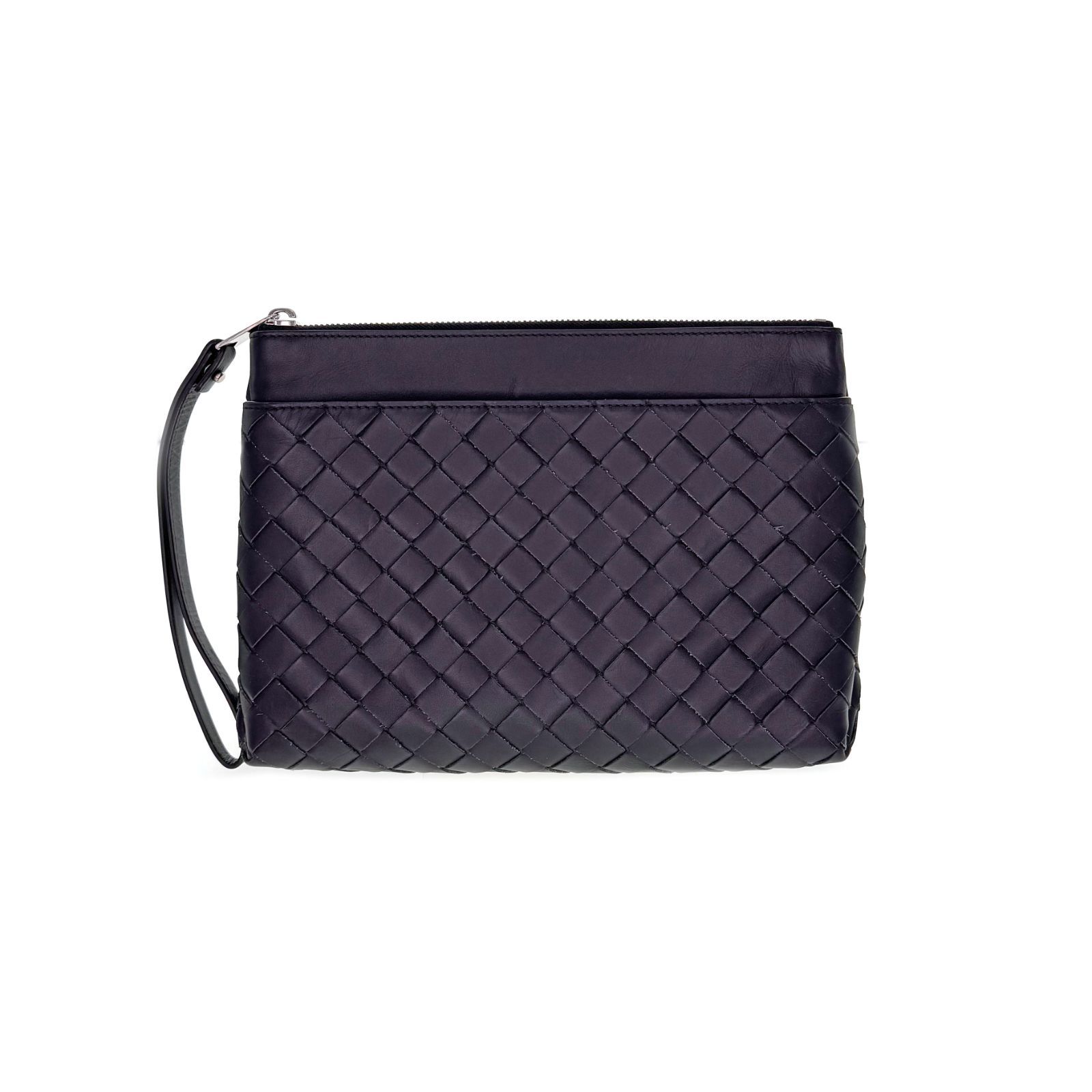 【中古】BOTTEGA VENETA ボッテガヴェネタ 651852 セカンドバッグ クラッチバッグ イントレチャート レディース メンズ ブラック ブランド