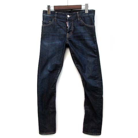 ディースクエアード DSQUARED2 セクシーツイスト デニム パンツ ストレッチ スリム ジーンズ Sexy Twist Jean インディゴ 42 S74LB0406