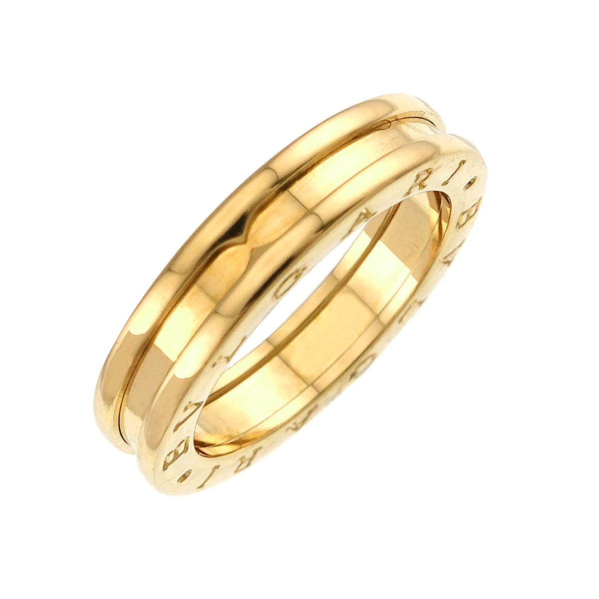 ブルガリ BVLGARI ビーゼロワン 1バンド #57 リング K18 YG イエローゴールド 750 指輪 B-ZERO1 Ring 90333165