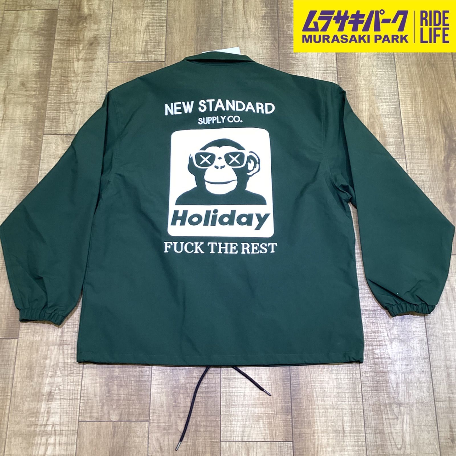 【新品未使用スノーボードウェア】　HOLIDAY　COACH JACKET　L　Olive　25-26モデル