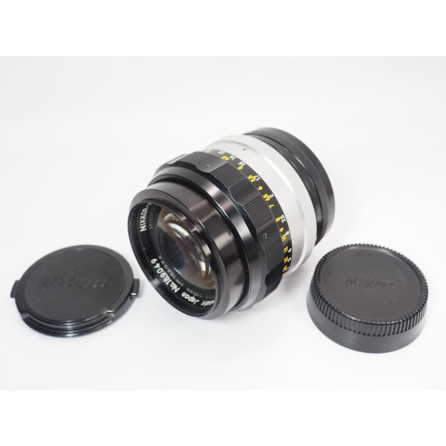 送料無料 Nikon NIKKOR-H AUTO 85mmF1.8 非Ai レンズ ニコン [管NI6704]