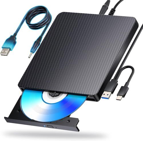 ブルーレイドライブ外付け blu-rayプレイヤー再生読み書usb-aと (type-c)BD DVD CDプレーヤー 外付けブルーレイ ドライブ ブルーレイディスク対応WIN7-11/MAC対応 ノートパソコン対応（black）pms e466a75b 7,818円