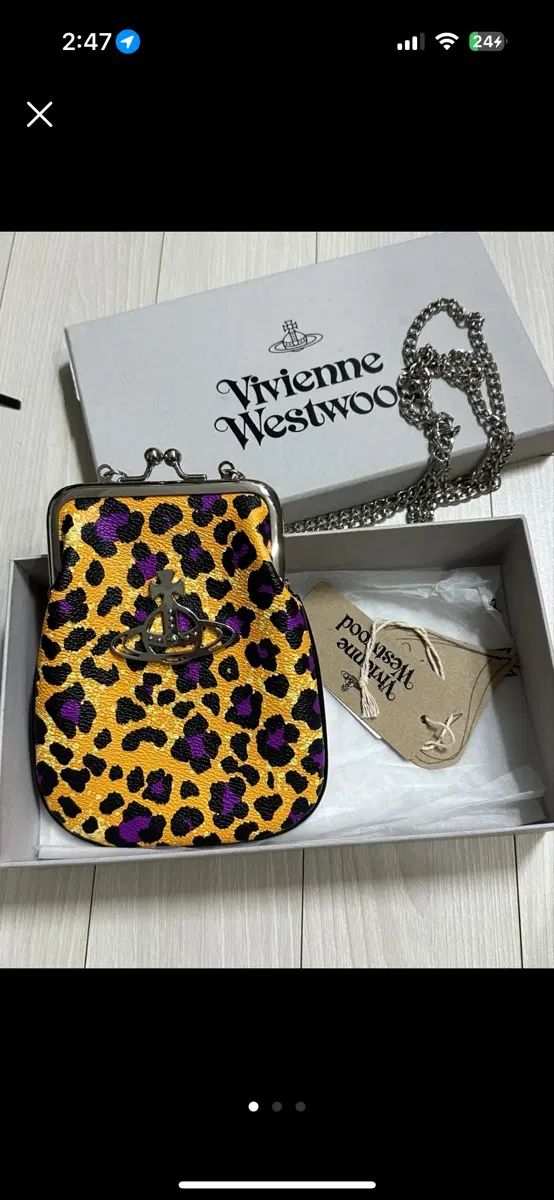 Vivienne Westwood ヴィヴィアン・ウエストウッド ヒョウ柄 レオパード チェーンバッグ