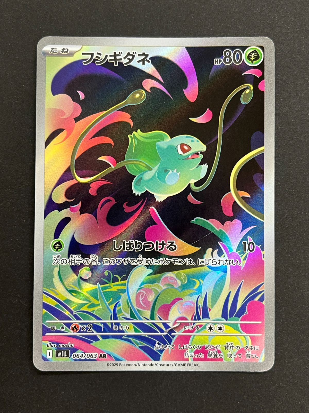 pokemon cards AR まとめ売り　フシギダネ N080[PK]Y6095(ポケモンカード) フシギダネ 064/063 AR 2枚セット やや