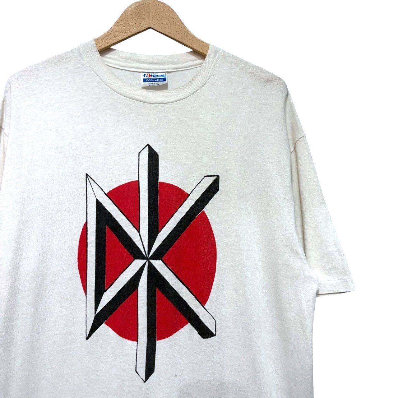 80s ビンテージ DEAD KENNEDYS プリント バンド Tシャツ XL ホワイト USA製 80年代 アメリカ製 デッドケネディーズ デッケネ バンT