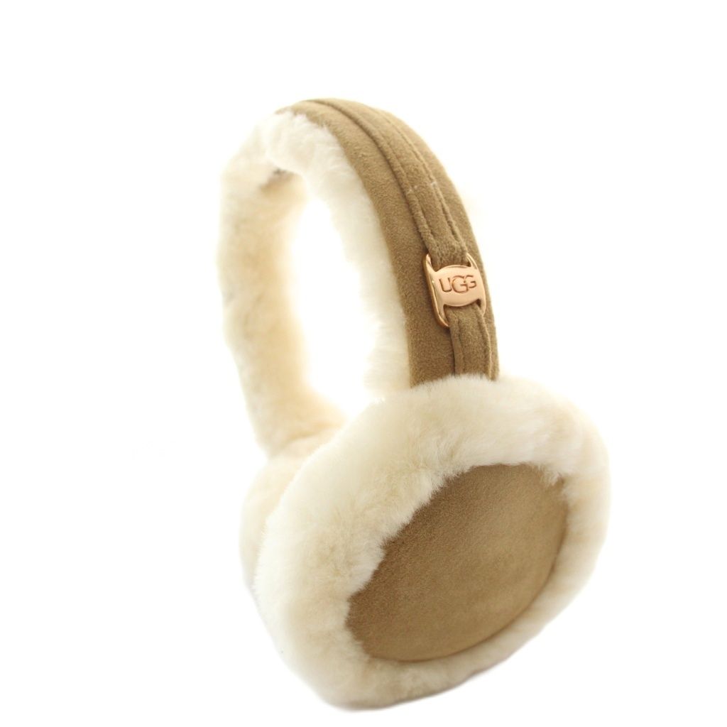 アグ UGG WCLASSIC TECH EARMUFF CHESTNUT イヤーマフ ヘッドホン ボア シープスキン ベージュ 17399 /KU