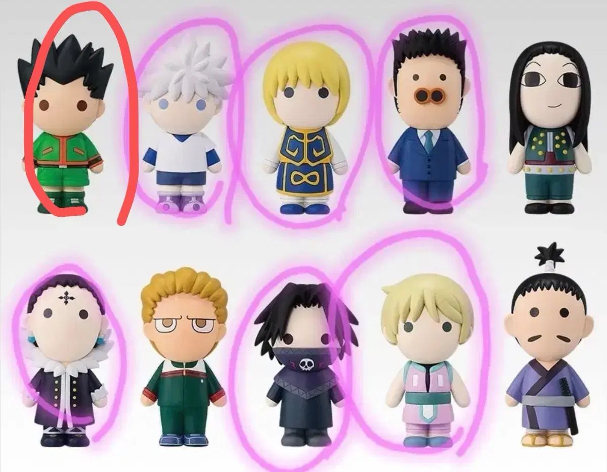 HUNTER×HUNTER h賞 キャラクター 7個 まとめ出品