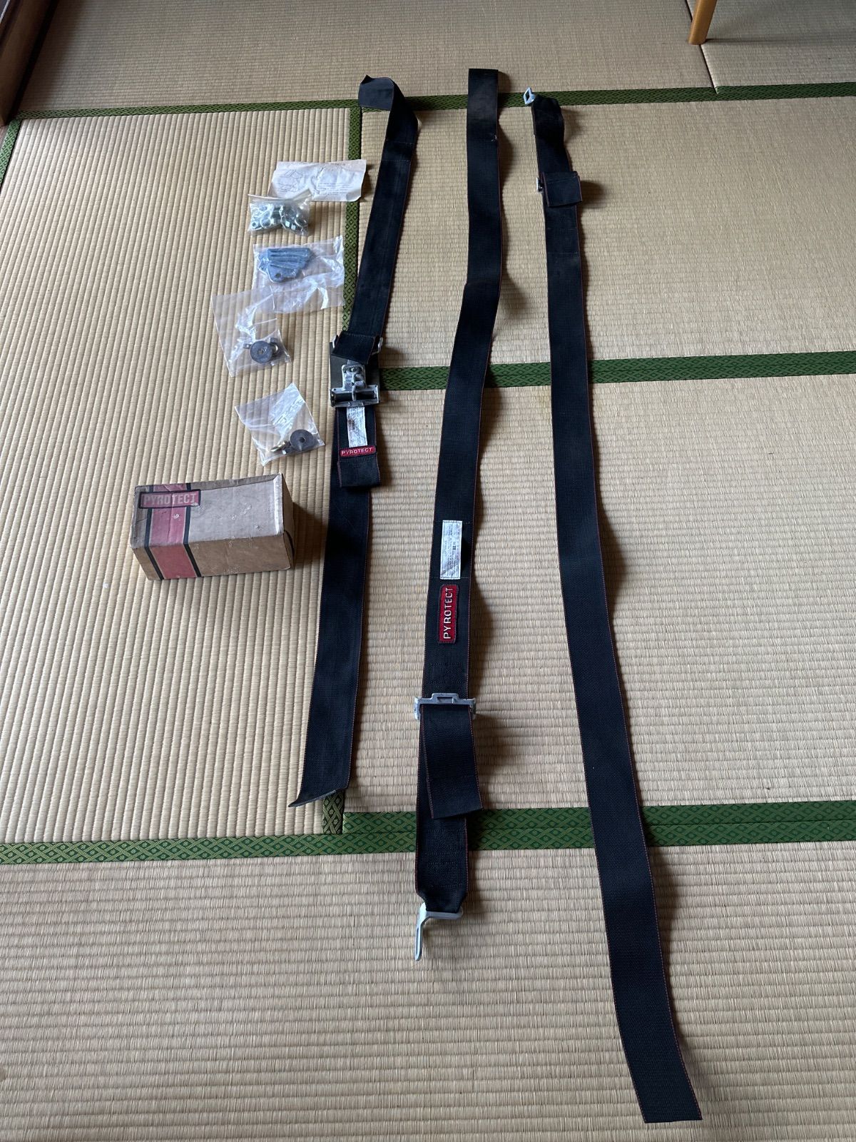 希少 パイロテクト 旧車 レーシングハーネス ラップベルト シートベルト 3インチ