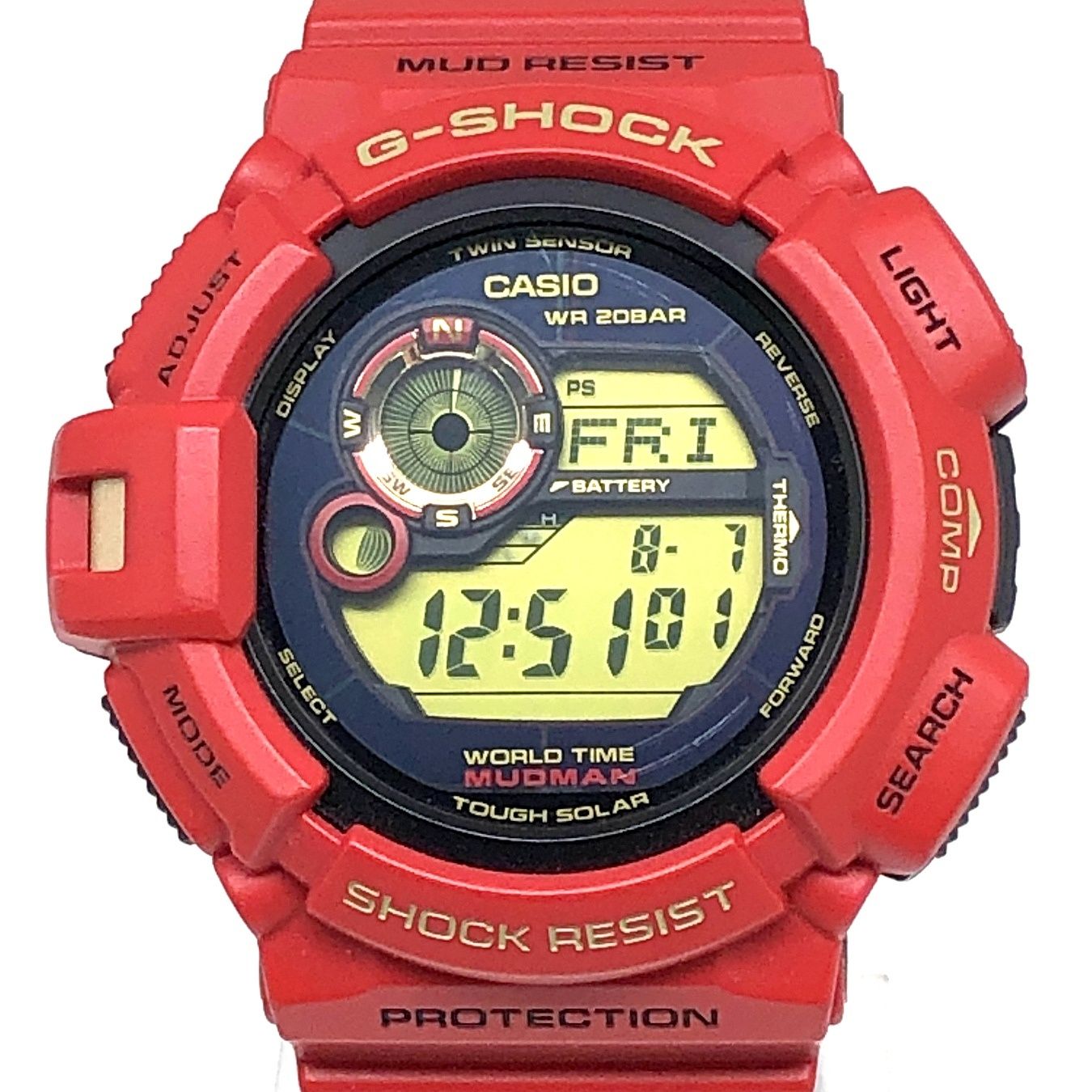 G-SHOCK ジーショック G-9330A-4 30th ANNIVERSARY 30周年記念 ライジングレッド マッドマン 海外モデル 2012年9月発売