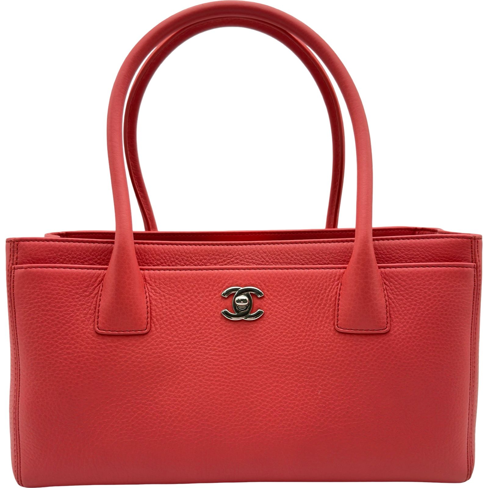 シャネル CHANEL エグゼクティブトート A67282 19番台 ピンク シルバー金具 レザー レディース トートバッグ