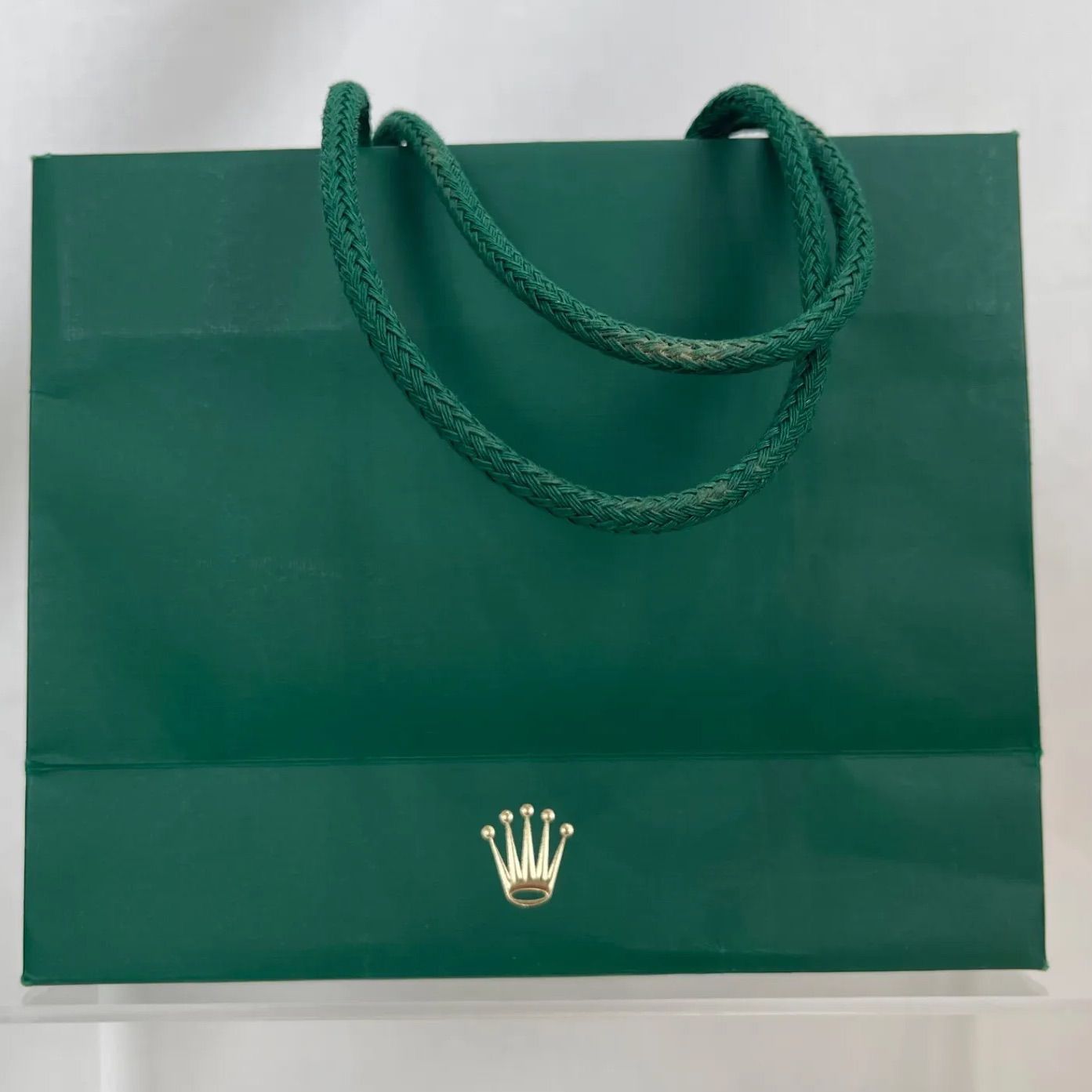 未使用品】ROLEX ノベルティ ボストンバッグ 深緑 保存袋、紙袋付き 未