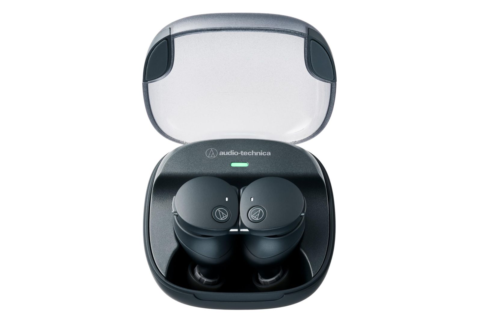 audio-technica ATH-CKS50TW2 BK 完全ワイヤレスイヤホン bluetooth マグネティックスイッチ機能 最大約65時間再生 IP55 防水防塵 マルチポイント対応 置き忘れアラート ヒアスルー 低遅延モード [ブラック] [小型] 16,219円