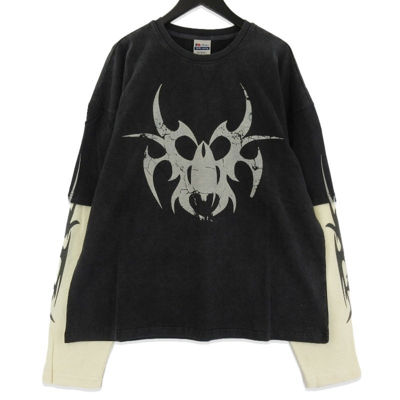 HYSTERIC GLAMOUR 半袖Tシャツ 02201CT07 ブラック ポケT ヒステリック