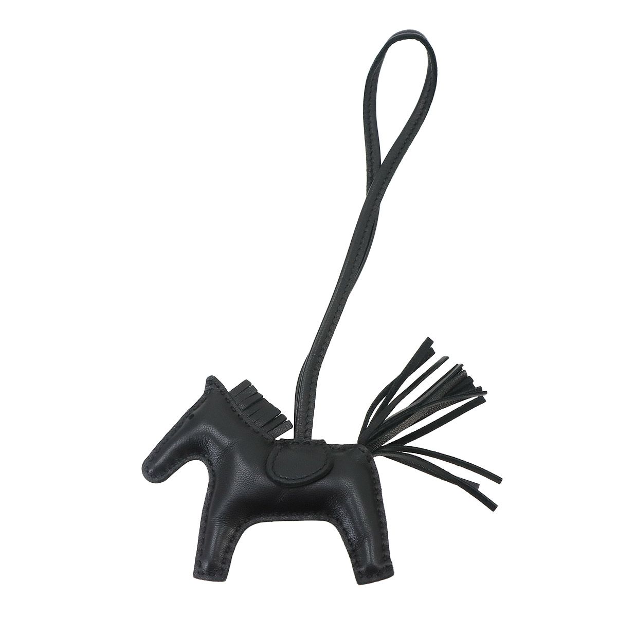 未使用 展示品 エルメス HERMES ソーブラック ロデオ PM バッグチャーム アニョーミロ Z刻印 Rodeo 90335948