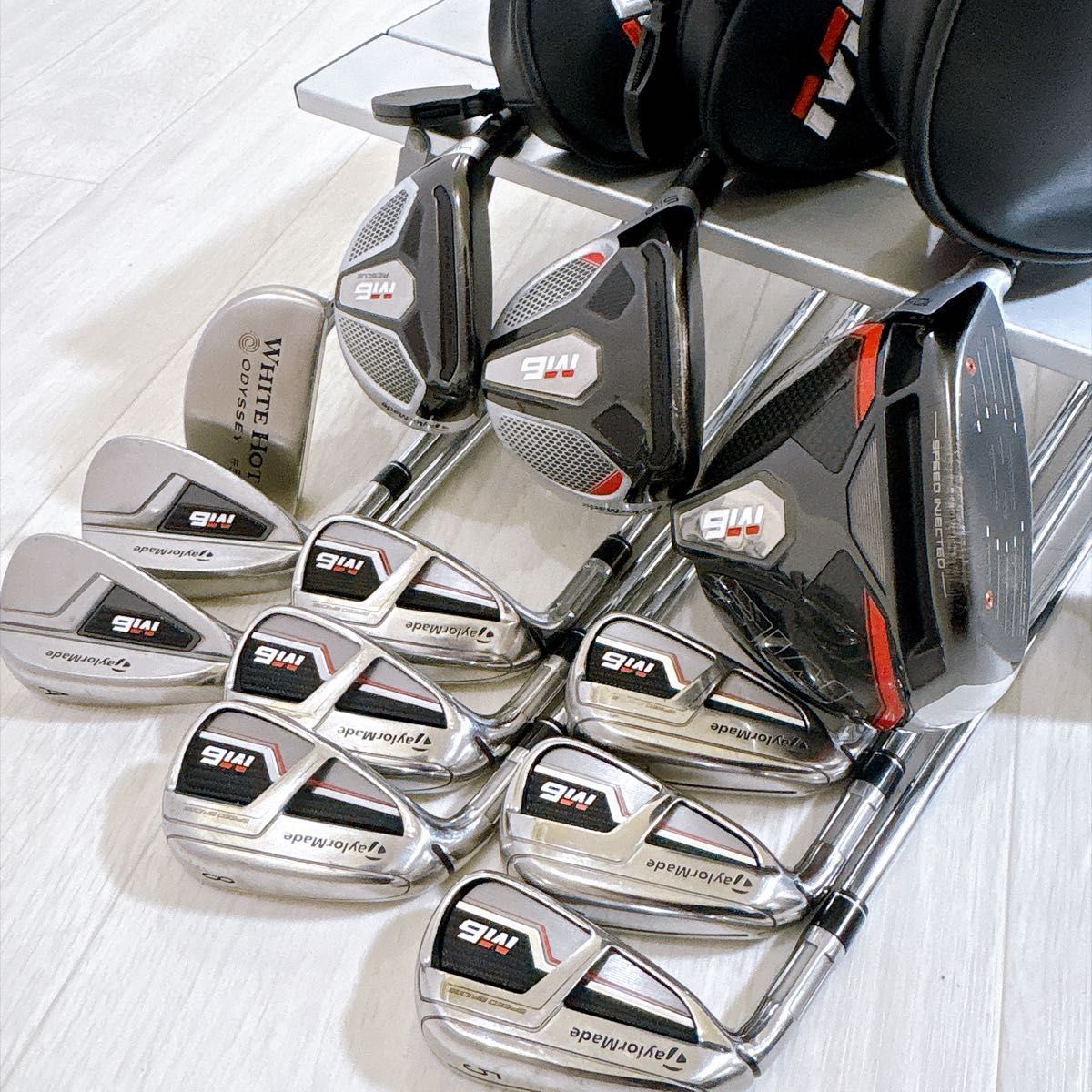 レフティ TaylorMade M6 テーラーメイド メンズゴルフセット 豪華12本 左利き G-0734