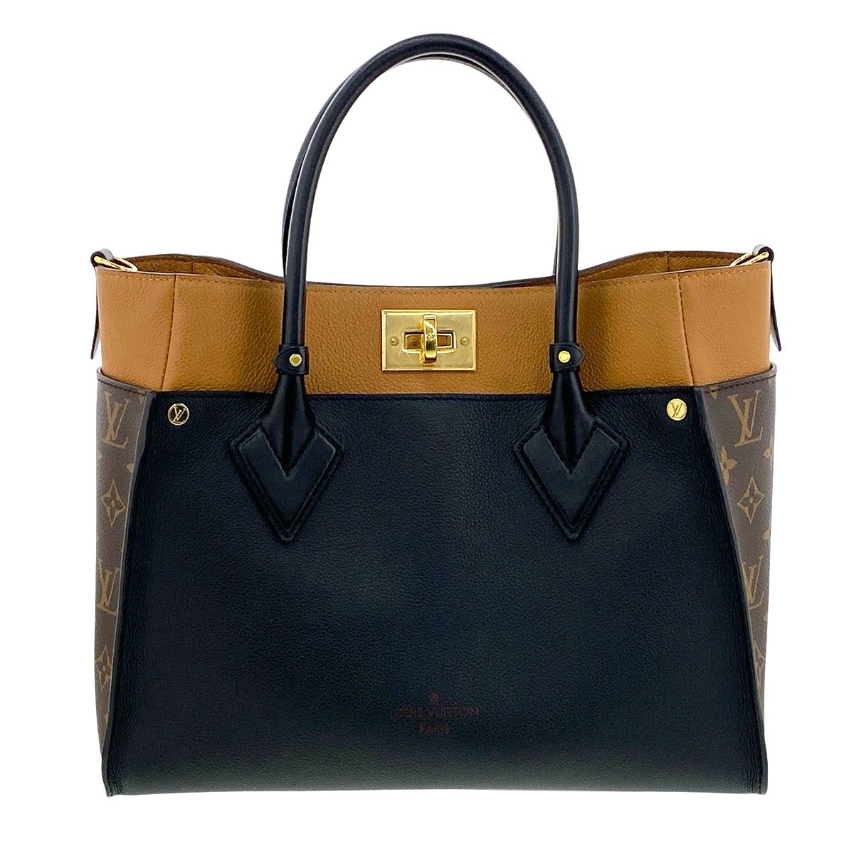 LOUIS VUITTON ルイ・ヴィトン オンマイサイド MM トートバッグ M53823 レディース モノグラム キャンバス 中古