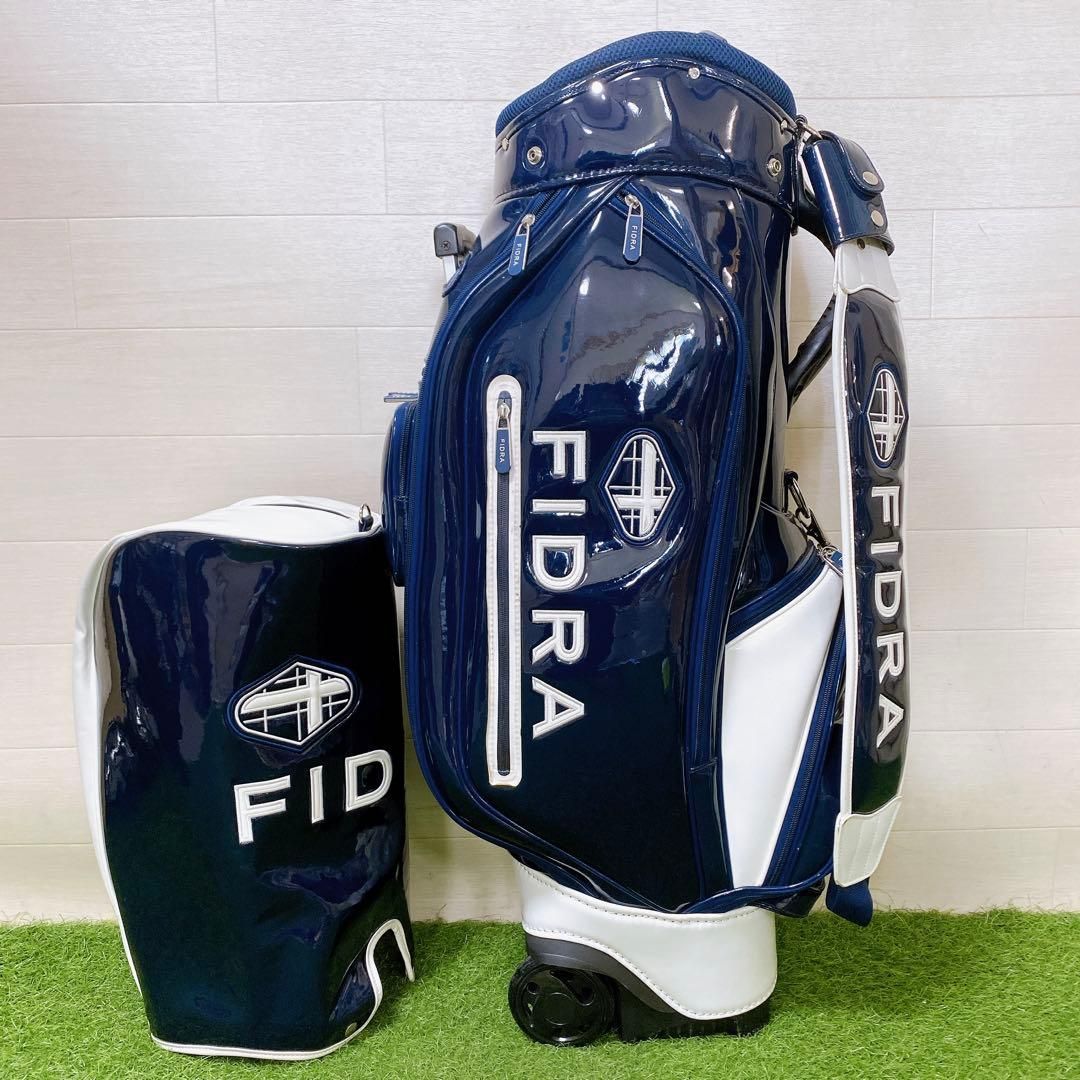 M FIDRA フィドラ キャスター付キャディバッグ エナメル ネイビー 17,005円
