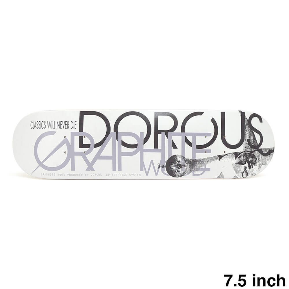 DORCUS DECK ドーカス デッキ TEAM GRAPHITE WOOD OSAKA WHITE 7.5　スケートボード スケボー 9,240円