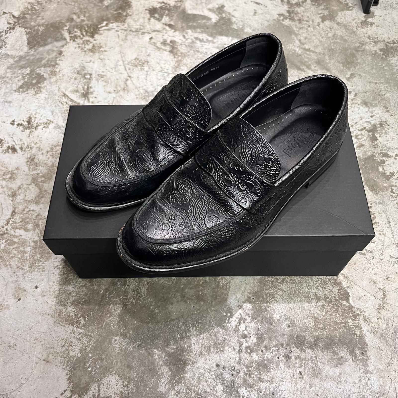 KENFORD × BEAUTY&YOUTH UNITED ARROWS ペイズリーコインローファー ローファー ケンフォード × ビューティアンドユースユナイテッドアローズ K039BY ブラック 25.5cm （20724M）