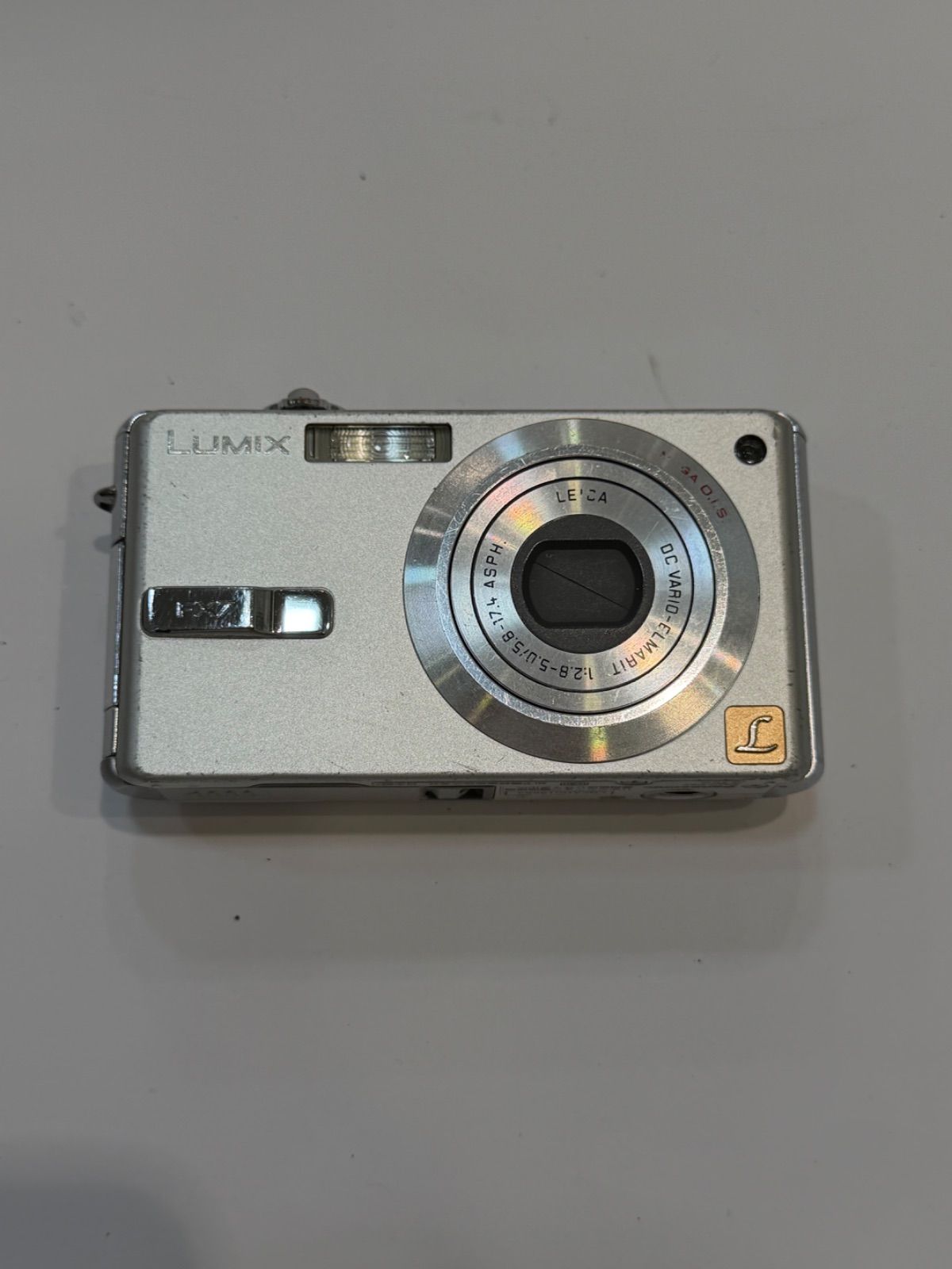 Panasonic LUMIX DMC-FX7 Silver LEICA Lens Digital Camera Operation Unconfirmed