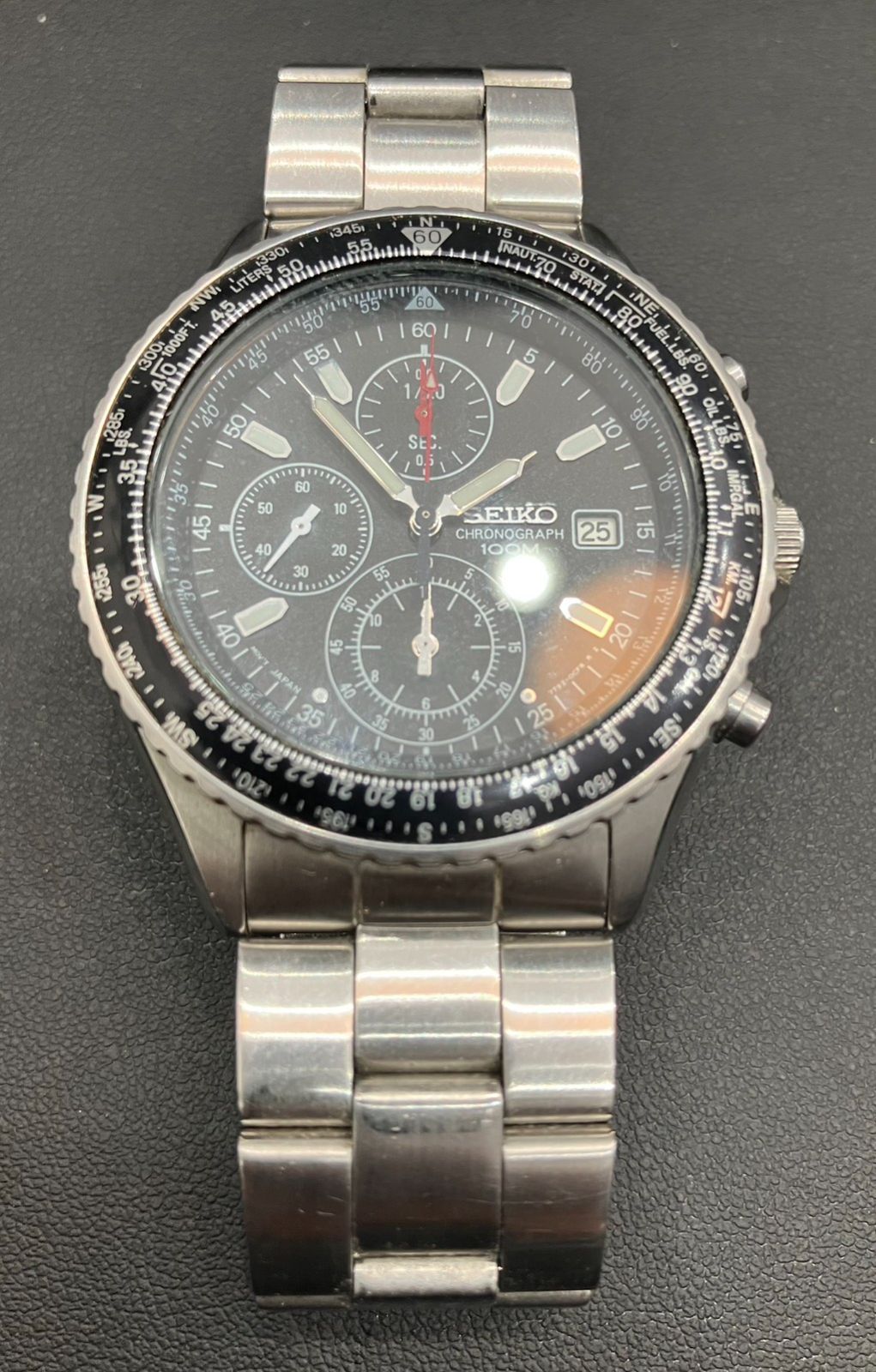 【送料無料】【早い者勝ち】【お買得品】【オシャレ】【大人気】【ジャンク】SEIKO 腕時計 7Ｔ92-00FO 14,040円