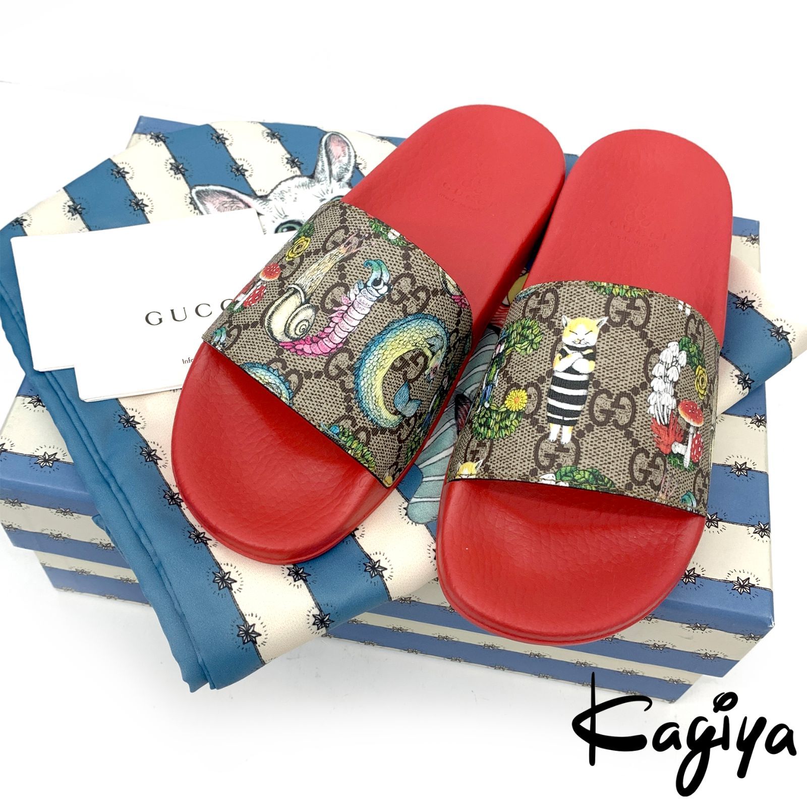 GUCCI グッチ ヒグチユウコ サンダル キッズ チルドレンズ　新品未使用 新品未使用 GUCCI × ヒグチユウコ チルドレンズ サンダル ＃34 約21.5