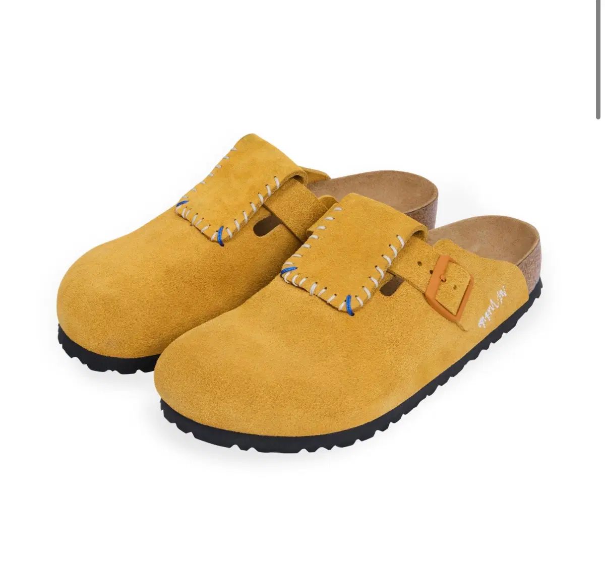 (250mm) ADER ERROR x BIRKENSTOCK ボストンRab 허(LOVE YOURSELF 承 'Her') ファースリッパ 新品 出品