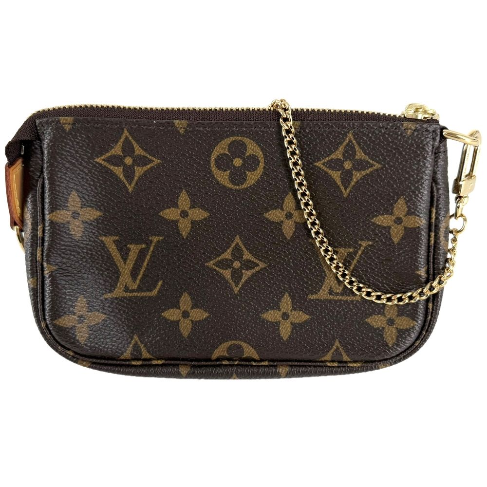 ルイヴィトン ハンドバッグ レディース ミニポシェットアクセソワール アクセサリーポーチ MiniPochette Accessoires LOUIS VUITTON M58009 モノグラムキャンバス ブラウン 茶 ゴールド金具 美品【中古品】 52,200円