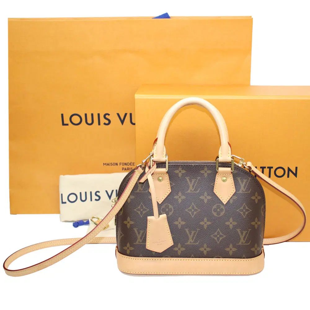 かわいいタンニング Louis Vuitton ルイヴィトン アルマBB クロスバック 付き チップ M53152 アルマ bb A+