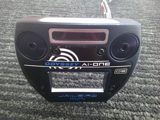 中古 パター オデッセイ Ai-ONE JAILBIRD MINI DB/STROKELAB 90[34]//3[5244]■博多