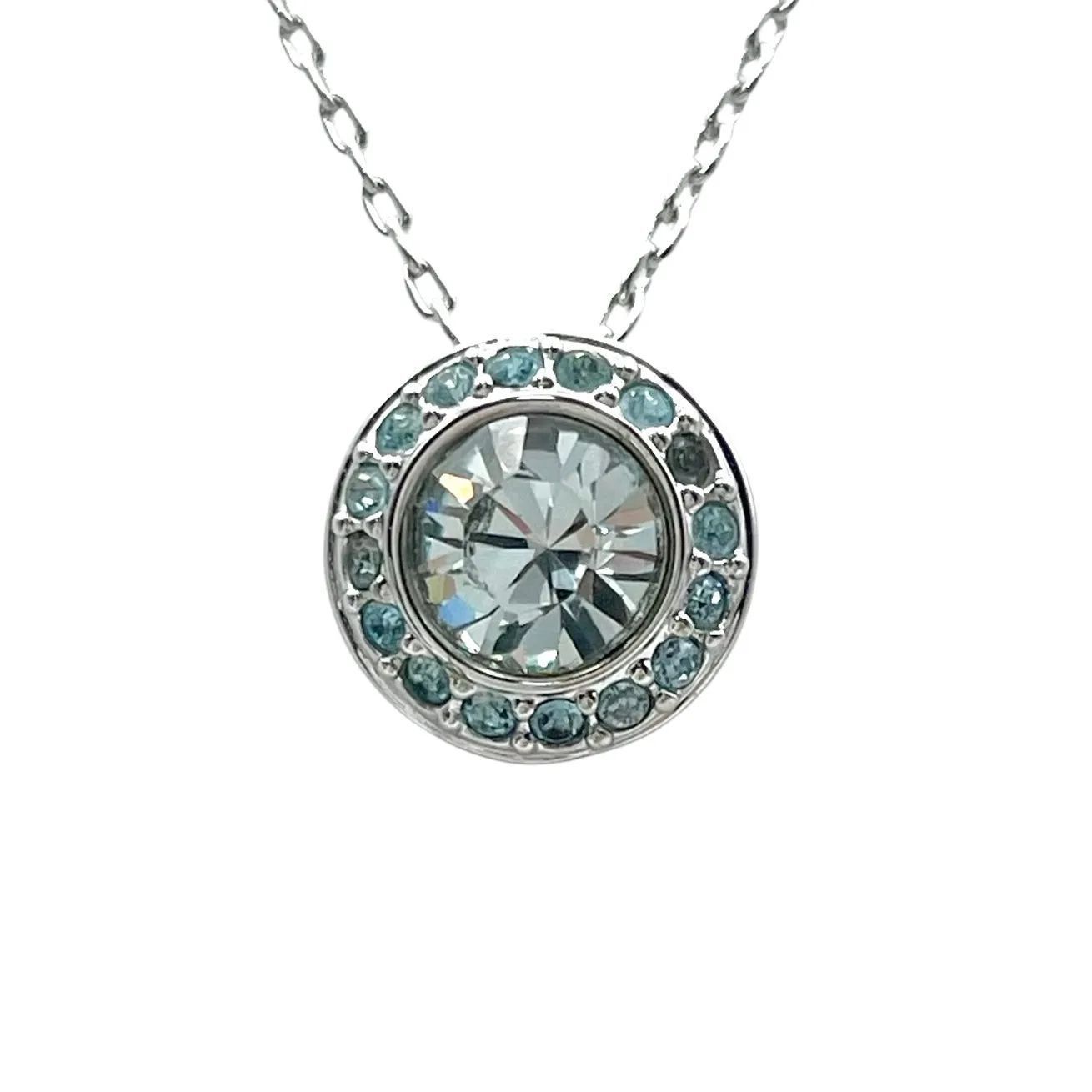 SWAROVSKI スワロフスキー ネックレス ペンダント アクセサリー アンジェリック サークル ラウンド 【au26】 6,286円