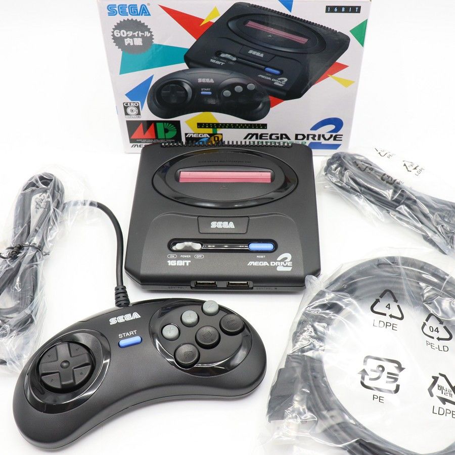 【新品】セガ メガ ドライブミニ２ HAA-2524 ゲーム機 SEGA MEGA DRIVE2 MINI 本体
