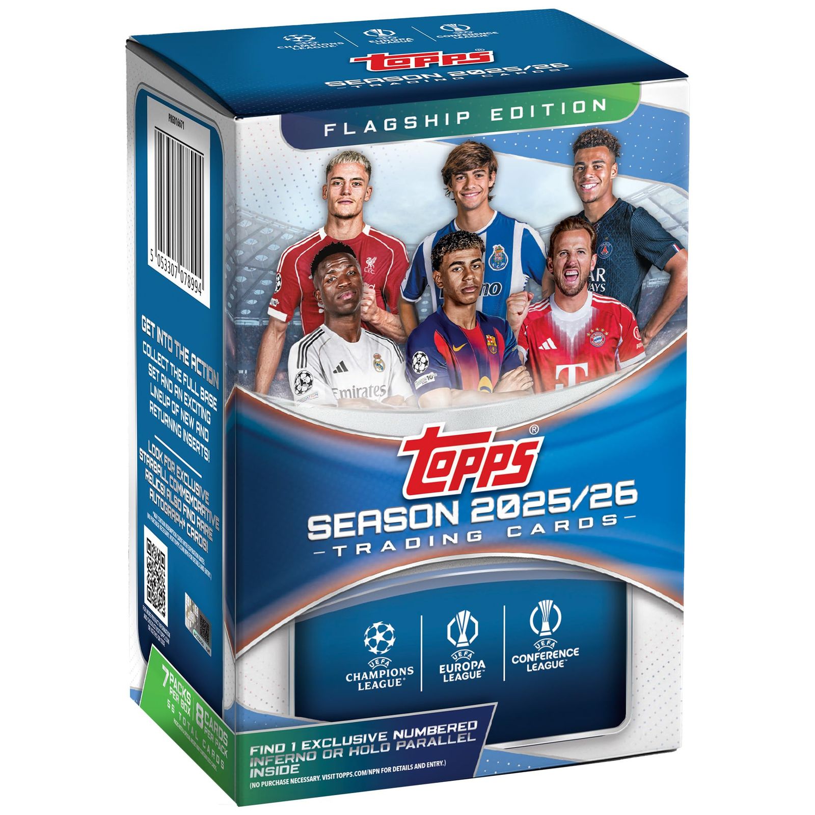 2025-26 Topps UEFAクラブコンペティションサッカー - 工場密封 - バリューボックス