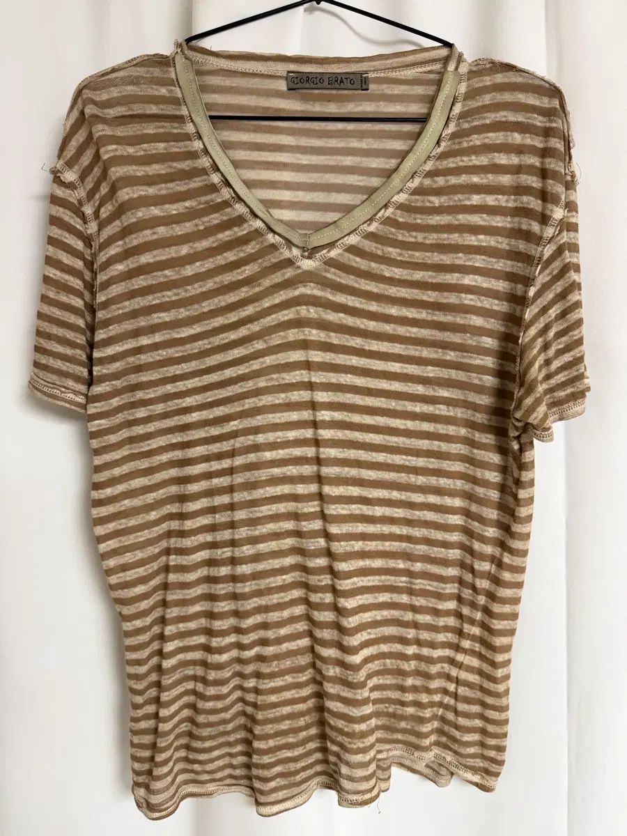 GIORGIO ARMANI(ジョルジオ アルマーニ) OF スポーツブラ Vネック 半袖Tシャツ