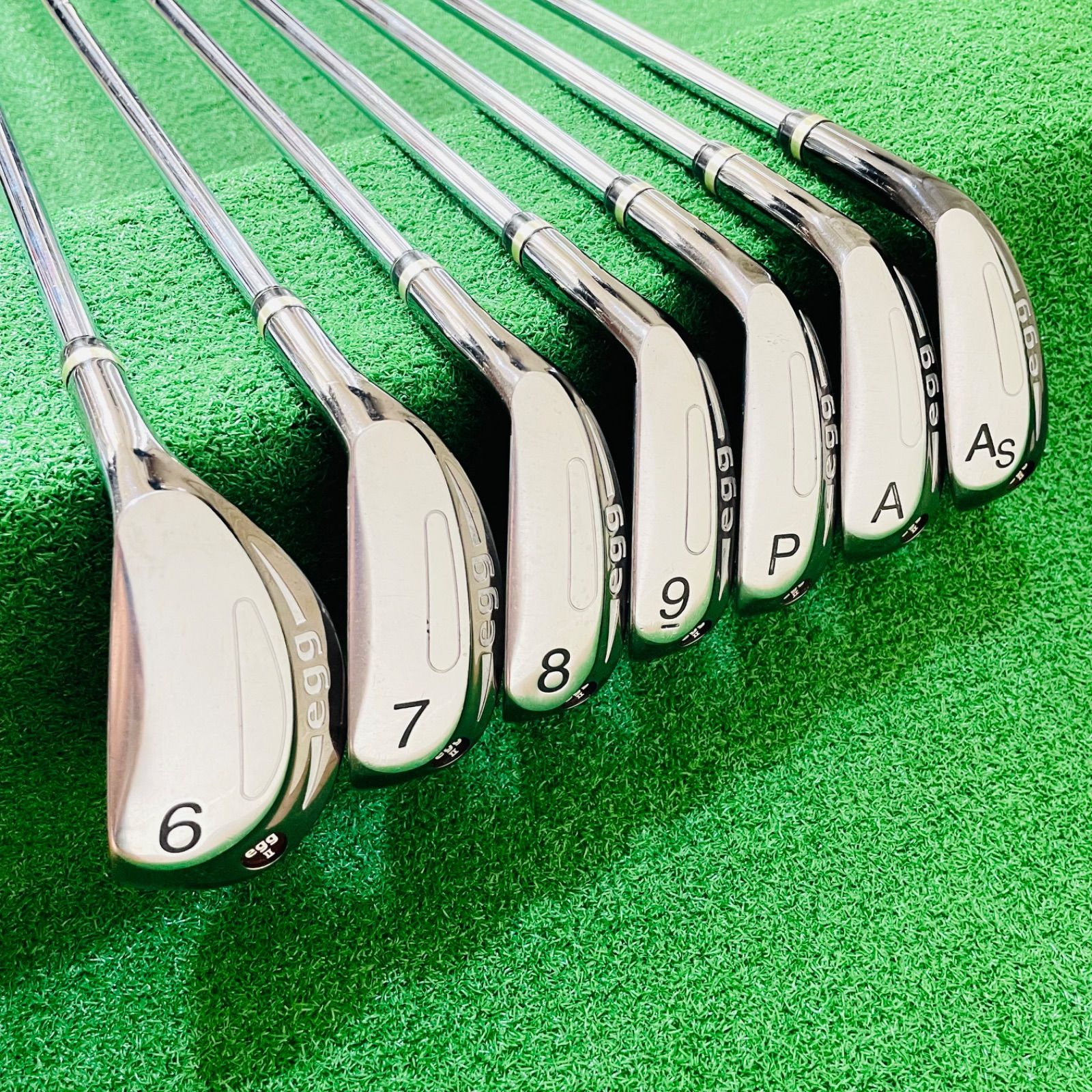 457 PRGR eggⅡ プロギア エッグ アイアン7本セット LIGHT SPEC STEEL M-40 フレックスSR 6.7.8.9.P.A.AS 送料無料 匿名配送