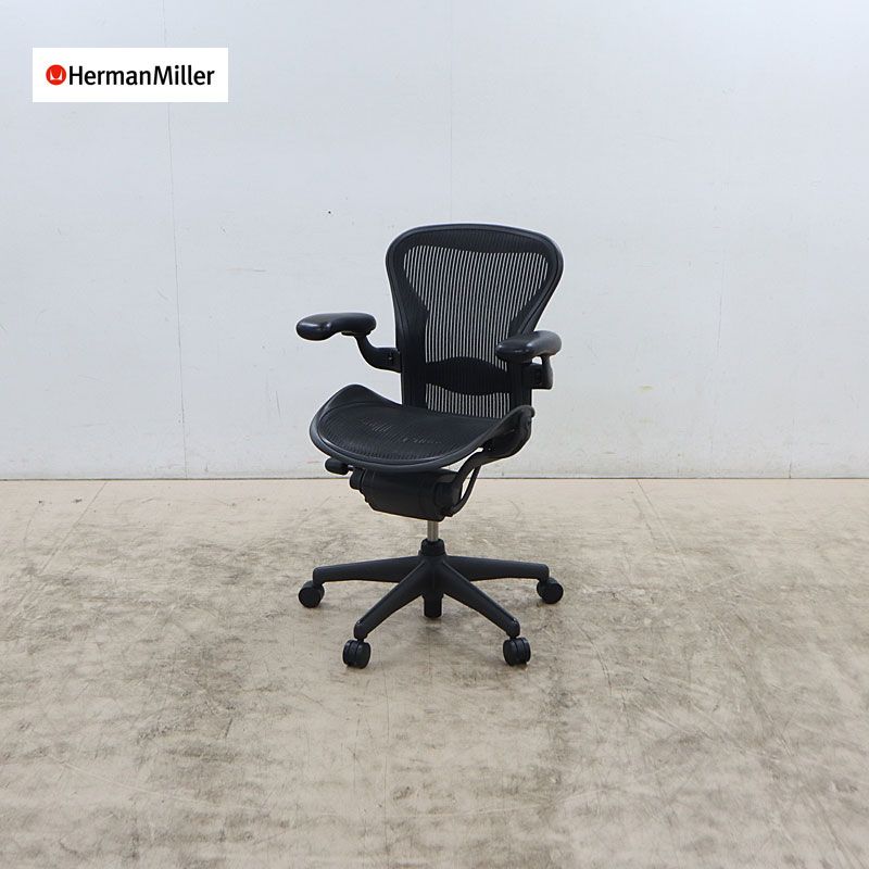Herman Miller ハーマンミラー アーロンチェア ランバーサポート Aサイズ オフィスチェア/キャスターチェア/デスクチェア ②