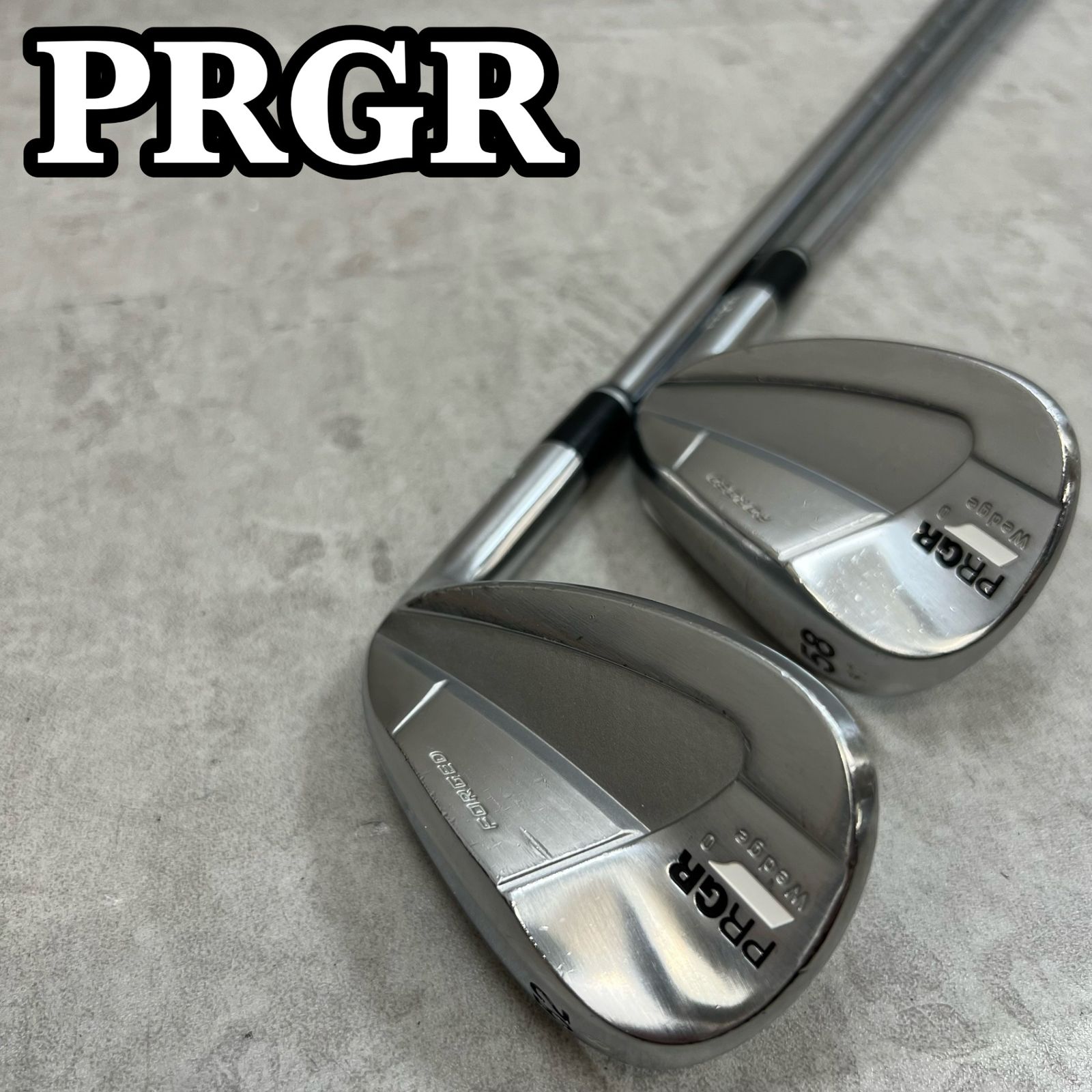 プロギア 0 Wedge FORGED メンズゴルフ ウェッジ 2本セット 右利き用 52° 58° AW SW アプローチ サンド PRGR