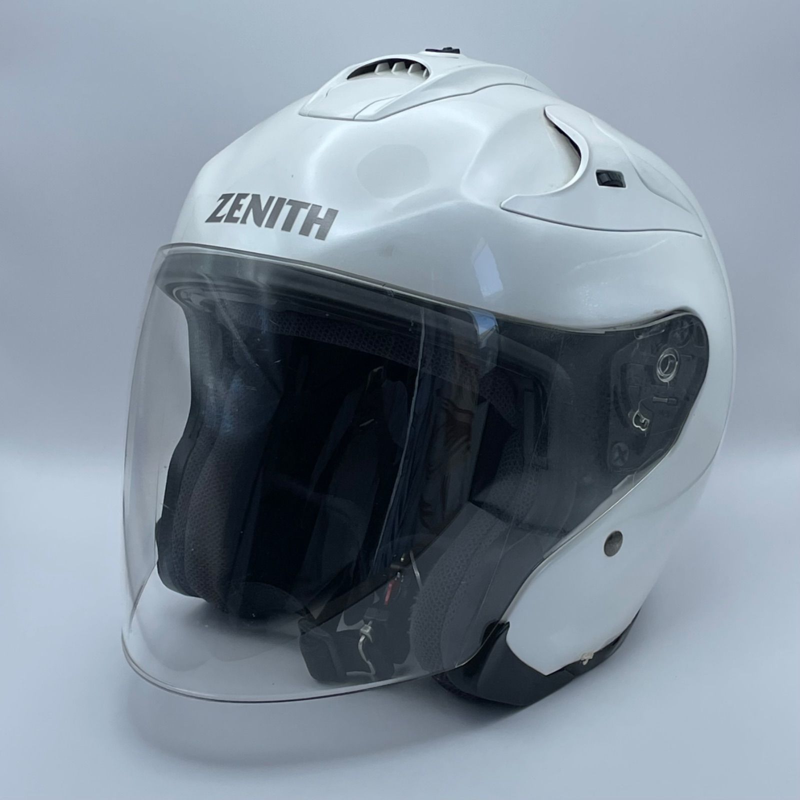 YAMAHA ZENITH YJ-17 ジェットヘルメット Mサイズ パールホワイト　（OK）