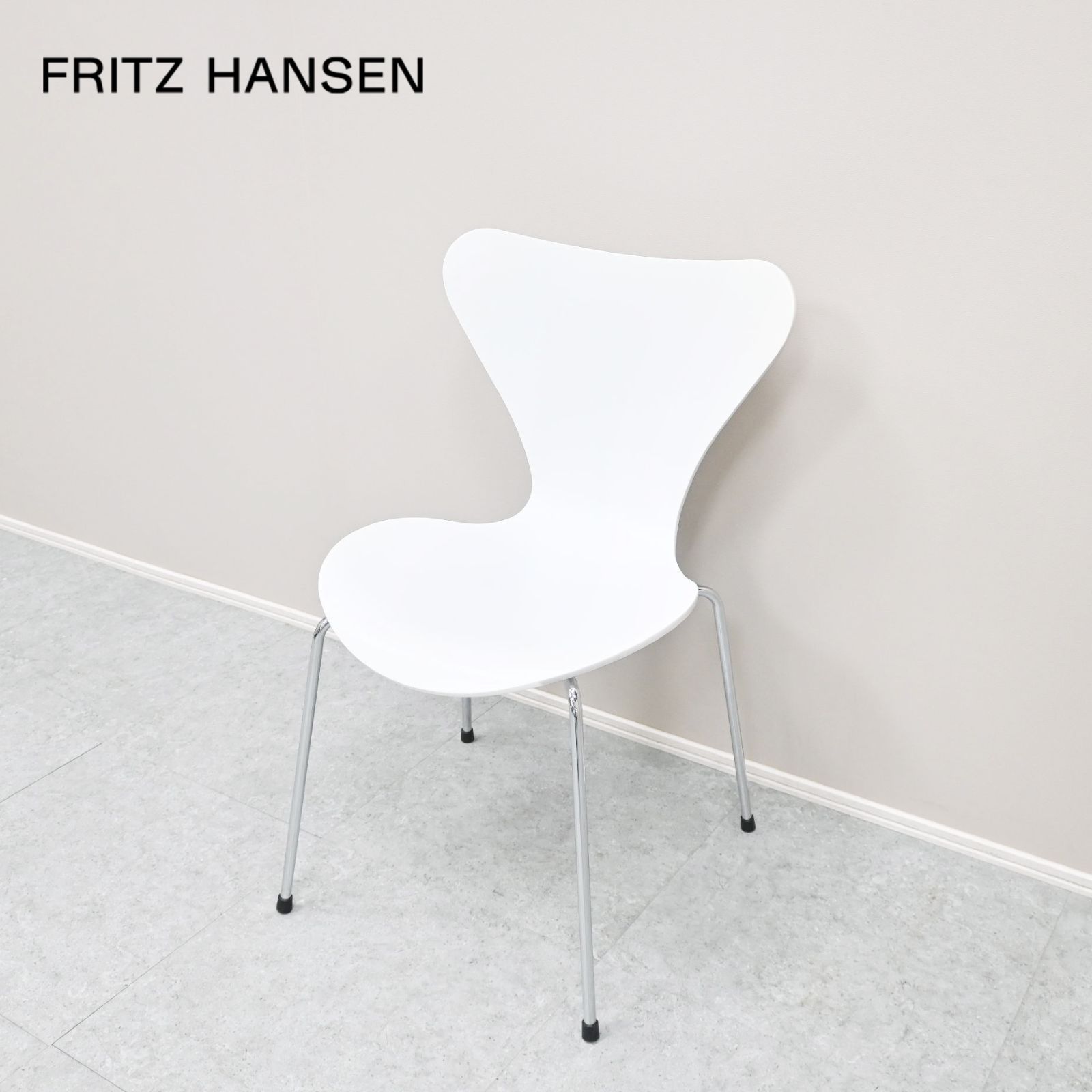 ☆美品☆FRITZ HANSEN フリッツハンセン ダイニングチェア 3107 セブンチェア ラッカー クロームレッグ 8万 36,270円