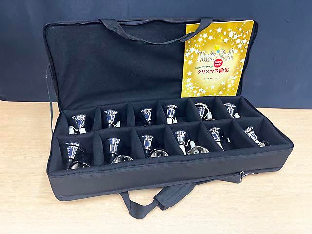 【現状品】 KYORITSU CORPORATION キョーリツ ミュージックベル ハンドベル 23音セット ケース付き